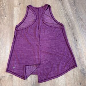 Lululemon Women’s Conduit Singlet Racer Back Athletic Mesh Tank Magenta Size M